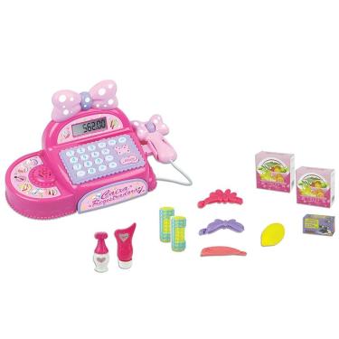 Imagem de Brinquedo Caixa Registradora Lacinho com Leitor e Som - Fenix