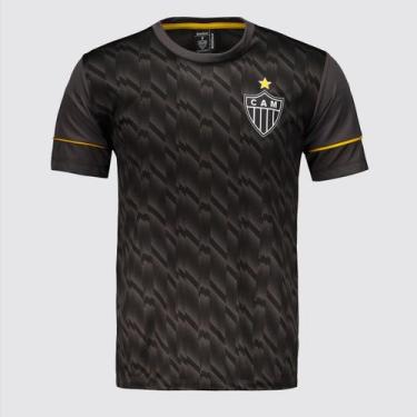 Imagem de Camisa Atlético Mineiro Chiado Preto - Braziline, G