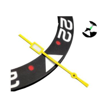 Imagem de Ponteiro De Relógio Verde Luminoso De Alta Qualidade: Peça De Reposiçã