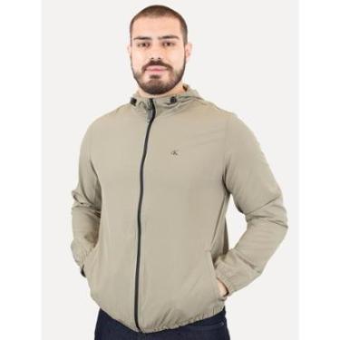Imagem de Jaqueta Calvin Klein Jeans Masculina CKJ Flex Cáqui Médio-Masculino