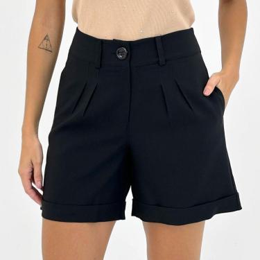 Imagem de Shorts Yegrina em Tecido Alfaiataria Feminino-Feminino