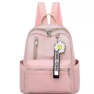 Imagem de Mochila Média Feminina Impermeavel Moto Dia A Dia Escolar Moderna - Mo