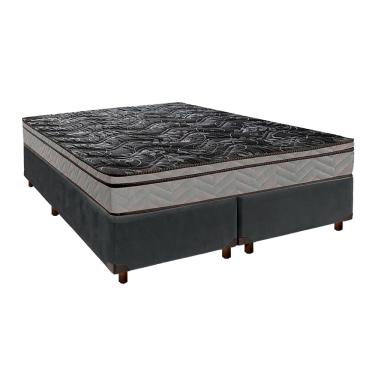 Imagem de Conjunto Cama Box Casal + Colchão Conforto Paropas