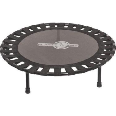 Imagem de Trampolim Elastic Jump Poli Sports, Preto, Peso do usuário até 120 kg,