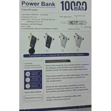 Imagem de Power Bank Atomo 10000 mAh