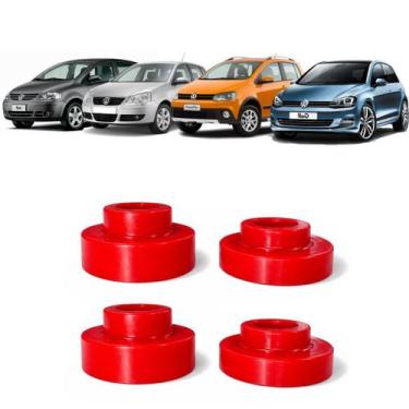 Imagem de Kit lift 5cm PU Traseiro Completo Fox Polo Golf Spacefox - Borfix
