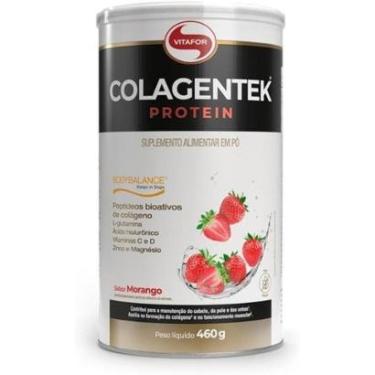 Imagem de Colageno Colagentek Protein Bodybalance 460g Morango Vitafor-Unissex