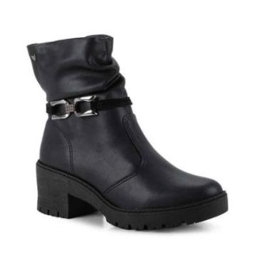 Imagem de Bota Mississipi Cano Médio Feminina - Preto-Feminino