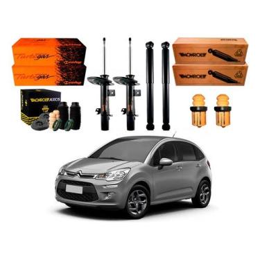 Imagem de Kit Amortecedor Dianteiro Traseiro C3 Manual 1.2 2016 A 2021 - Monroe