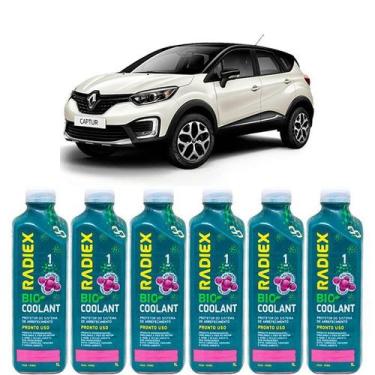 Imagem de Kit aditivo radiador bio coolant pronto para uso rosa - renault captur
