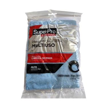 Imagem de Pano Multiuso Microfibra Bettanin Superpro 70x50cm 200g/m2 Azul
