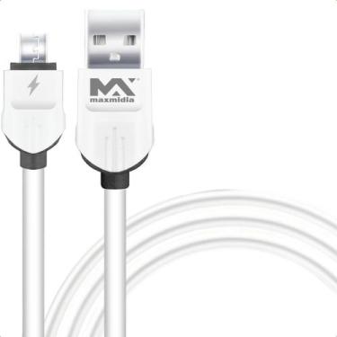 Imagem de Cabo USB V8 Micro USB 31A 1 Metro Carregamento e Dados - Maxmidia