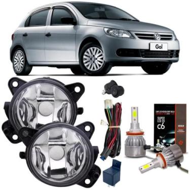 Imagem de Kit milha gol g5 2008 a 2013 e led - BIBAS