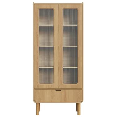Imagem de Cristaleira 2 Portas 180X80 cm Pes Madeira Maciça 28105 Artesano