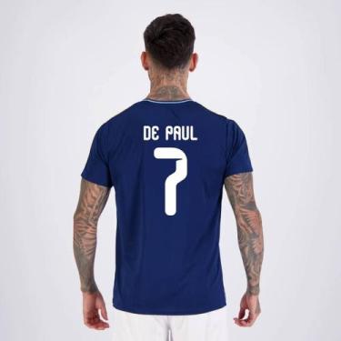 Imagem de Camisa Argentina Tracks Marinho 7 De Paul - Balboa, P