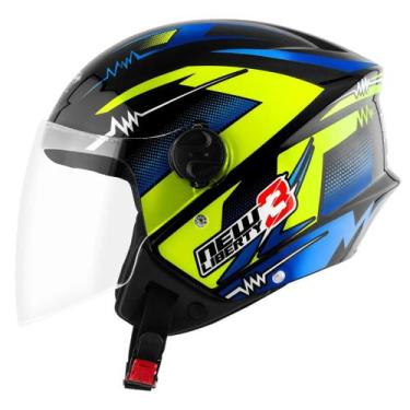 Imagem de Capacete new liberty 3 frequency azul/amarelo (60) 1012azam - Pro Tork