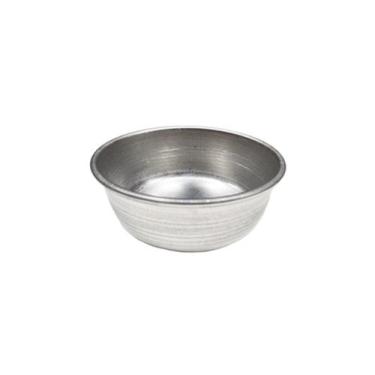 Imagem de Kit c/ 12PC Comedouro aluminio pássaro bacia pequena - fuzil