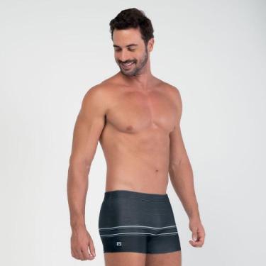 Imagem de Sunga Mash  HL3.87 boxer estampada textura hang loose, Pt00, P