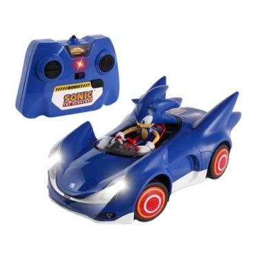 Imagem de Carrinho de Controle Remoto Sonic 7 Funções Fun - Azul