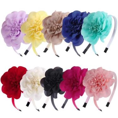 Imagem de Bandanas XIMA Chiffon Flower Girls, 10 unidades para crianças e crianç