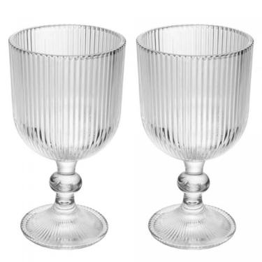 Imagem de Conjunto com 2 taças de vidro lines 380ml wolff