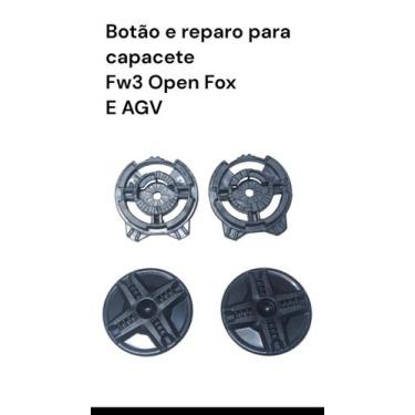 Imagem de Kit reparo de botão para viseira compatível com capacetes AGV Blade e 