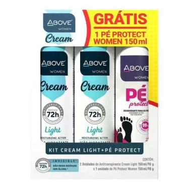 Imagem de Above Kit Deo Antitranspirante Cream Light 72h 150ml