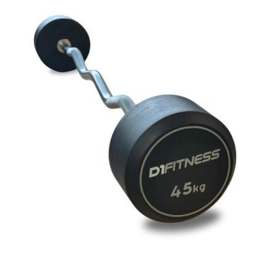 Imagem de Barra Montada W Emborrachada - Elite 45kg - D1Fitness
