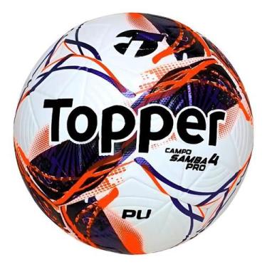 Imagem de Bola Campo Topper Samba Pro N4, Branco, UNICO