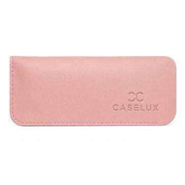Imagem de Case Porta Óculos Elegante material sintético Rose Havana - CASELUX