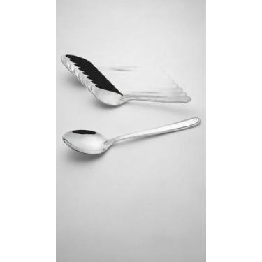 Imagem de Conjunto 24 Colheres De Sopa Aço Inox - Congratulations Store