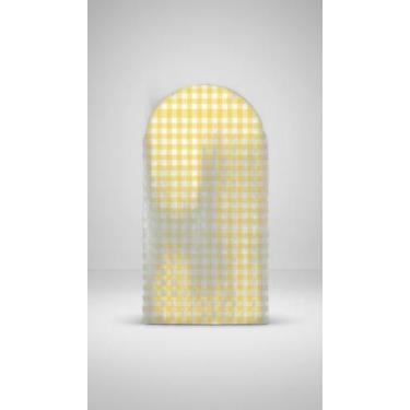 Imagem de Painel Decorativo Festa Xadrez Amarelo 200x100cm - Congratulations Sto
