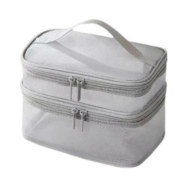 Imagem de Bolsa De Viagem Transparente De Grande Capacidade Com Malha, Organizad