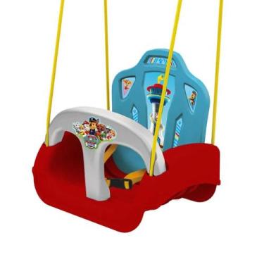 Imagem de Balanço Infantil com Encosto e Cinto Patrulha Canina Xalingo