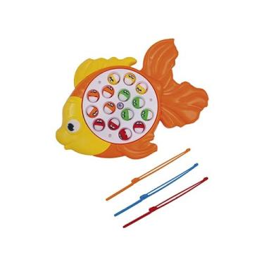 Imagem de Pega Peixe Cartela Premium Pica Pau Brinquedos