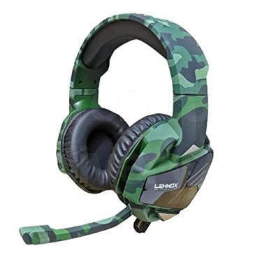 Imagem de Fone Headset Gamer Original com Led Rgb 2 P2 3.5mm Lehmox Verde