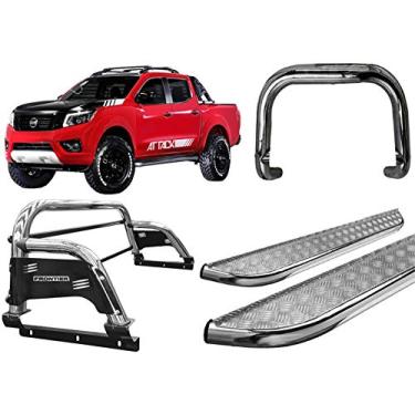 Imagem de KIT QUEBRA MATO+SANTO ANTONIO H3+ESTRIBO FONTIER 17/20 CROMO