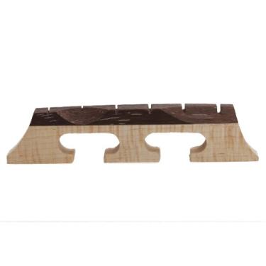 Imagem de PONTE BANJO Genérico 6 Cordas 3 Pés Maple Rosewood 21/32" 10 mm