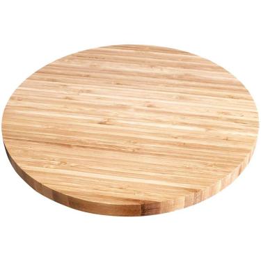 Imagem de TABLE BANDEJA PARA SERVIR 4x35x35cm BAMBU NATURAL GIRATORIO
