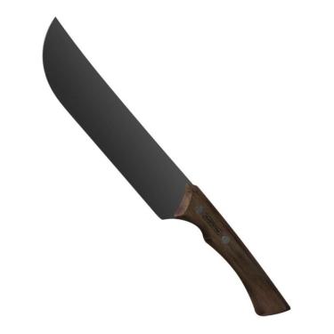 Imagem de Faca Churrasco Tramontina Butcher 8 Inox Black Cabo Madeira