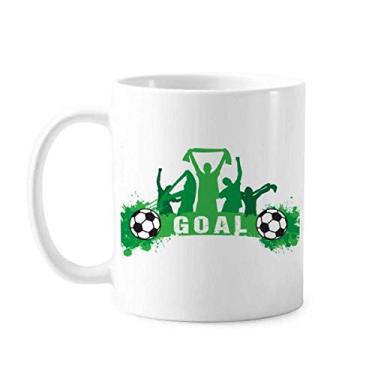 Imagem de Caneca de cerâmica para esportes de futebol da Win Soccer xícara de porcelana de café