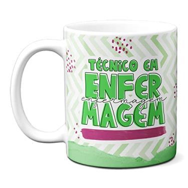 Imagem de Caneca Técnico Enfermagem Para Essa Paixão Não Tem Cura (Branca)