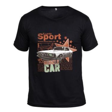 Imagem de Blusa Camiseta Carro Mustang 1965 Masculino Novidade Exclusiva - Reina