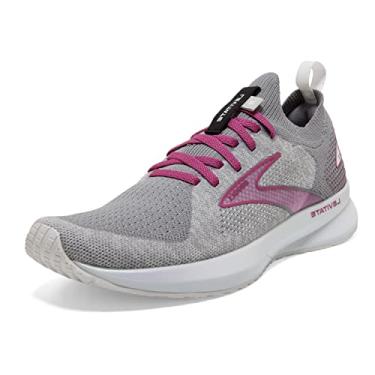Imagem de Brooks Levitate Stealthfit 5, Branco/Cinza/Baton Rouge, 6