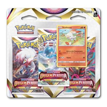 Pokémon TCG - 1 Blister Triplo = 1 Carta Ultra RARA da Realeza Absoluta?  (Triple Pack) 