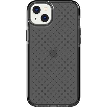 Imagem de Tech21 iPhone 14 Plus Evo Check – Capa protetora fina e absorvente de choque para celular com proteção multiqueda FlexShock de 15 pés e botões extras