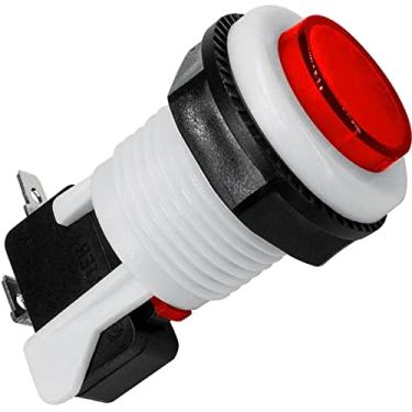 Imagem de Chaves Botão Push Button Pbs-29 Arcade Jukebox Fliperama Escolha A Cor COR:VERMELHO