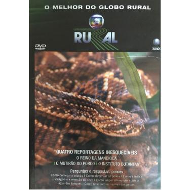 Imagem de DVD Globo Rural - Quatro Reportagens Inesquecíveis: O Reino da Mandioca, O Mutirão do Porco, O Instituto Butantan