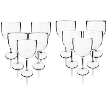 Imagem de 10 Taças Para Gin Tônica Acrílico Transparente 550ml Copo Gin