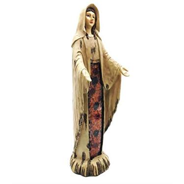 Imagem de Imagem de Nossa Senhora das Graças Vitral Resina 30 cm